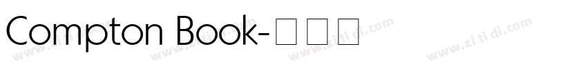 Compton Book字体转换